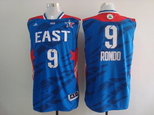 2013 all star boston celtics #9 rondo blue jerseys