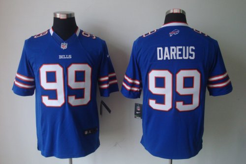 nike nfl buffalo bills #99 dareus blue jerseys [nike limited]
