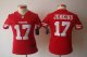 nike women nfl san francisco 49ers #17 jenkins red jerseys [nike
