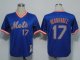 Baseball Jerseys new york mets #17 hernandez m&n blue[hernandez]