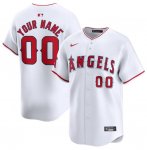 Custom Los Angeles Angels Active Player White Home Limited Baseball Stitched Jersey