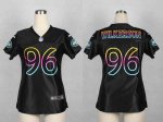 nike women nfl new york jets #96 wilkerson fashion black jerseys