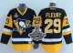 Men Pittsburgh Penguins #29 Andre Fleury Black Alternate 2017 Stanley Cup Finals Champions Stitched NHL Jersey