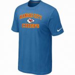Kansas City Chiefs T-Shirts light blue