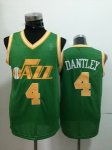 nba utah jazz #4 dantley green jerseys