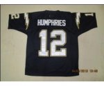 nike nfl san diego chargers #12 humphries dk.blue jerseys [game]