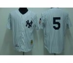 New York Yankees #5 DiMaggio 2009 world series patchs White(2009