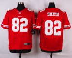 nike san francisco 49ers #82 smith red elite jerseys