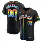 Houston Astros 2023 Pride Authentic Black Jersey