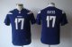 nike youth nfl san diego chargers #17 rivers dk.blue jerseys