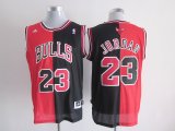 nba chicago bulls #23 jordan red and black jerseys [split]