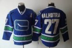 Hockey Jerseys vancouver canucks #27 malhotra blue[a patch 3rd]