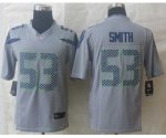 nike nfl seattle seahawks #53 smith grey [nike limited]