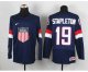 2014 world championship nhl jerseys USA #19 stapleton blue