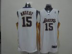 Basketball Jerseys los angeles lakers #15 artest white