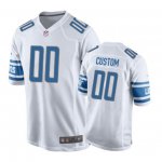 Detroit Lions #00 Custom White Nike Game Jersey - Men's