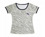 Nike Tennessee Titans Chest embroidered logo women Zebra stripes