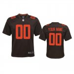Youth Cleveland Browns Custom Brown 2020 Alternate Game Jersey