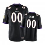 Baltimore Ravens #00 Custom Black Nike Game Jersey - Men's