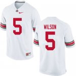 NCAA Ohio State Buckeyes #5 Garrett Wilson White jersey