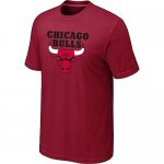 nba chicago bulls big & tall primary logo red T-shirt