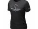 Women BAtlanta Falcons black T-Shirt