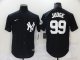 2021 Baseball New York Yankees #99 Aaron Judge Navy Jersey