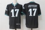 Men's Philadelphia Eagles #17 Alshon Jeffery Black Game Nike NFL Jerseys