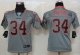 nike youth nfl chicago bears #34 payton elite grey [lights out]