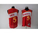 Basketball Jerseys atlanta hawks #5 smith red(fans edition)