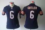 nike women nfl chicago bears #6 cutler oblue jerseys [nike limit