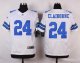 nike dallas cowboys #24 claiborne white elite jerseys
