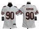 nike youth nfl chicago bears #90 peppers white jerseys