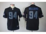 Youth Nike Buffalo Bills #94 Williams Black Jerseys [Impact Limi