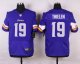 nike minnesota vikings #19 thielen purple elite jerseys