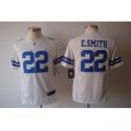 youth nike nfl dallas cowboys #22 esmith white jerseys