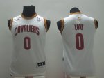 youth nba cleveland cavaliers #0 love white [revolution 30 swing