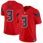 New 2024 Houston Texans #3 Tank Dell Red Alternate F.U.S.E Vapor Football Stitched Jersey