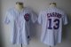 women Baseball Jerseys chicago cubs #13 castro white[blue strip]
