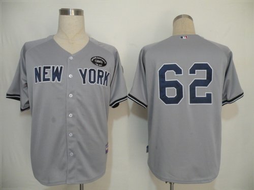 MLB Jerseys New York Yankees 62 Chamberlain Grey