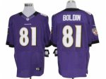 nike nfl baltimore ravens #81 anquan boldin elite purple jerseys