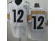 nike nfl pittsburgh steelers #12 bradshaw elite white jerseys