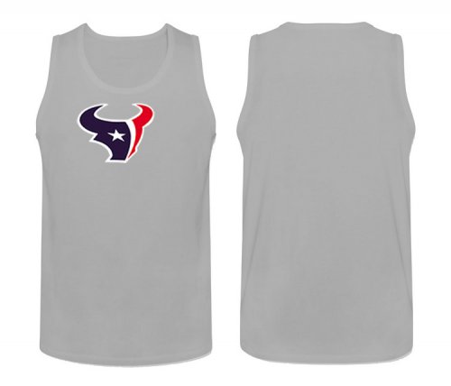 Men\'s Nike Houston Texans L.Grey Cotton Team Tank Top