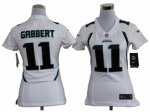 nike women nfl jacksonville jaguars #11 gabbert white jerseys