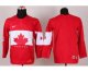 youth nhl jerseys team canada blank red [2014 winter olympics]