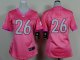 women nike pittsburgh steelers #26 bell pink jerseys
