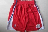 nba los angeles clippers red shorts [revolution 30]