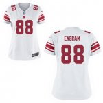 Women NFL New York Giants #88 Evan Engram Nike White 2017 Draft Pick Game Jersey