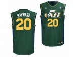 nba utah jazz #20 hayward green jerseys