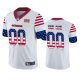 Custom San Francisco 49ers White Independence Day Stars & Stripes Jersey